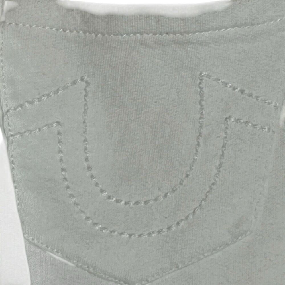 True Religion Spell Out Joggers Pants Women's XS Logo Pockets Tapered White - Picture 4 of 8